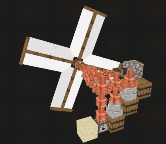 Windmill-driven sand generator